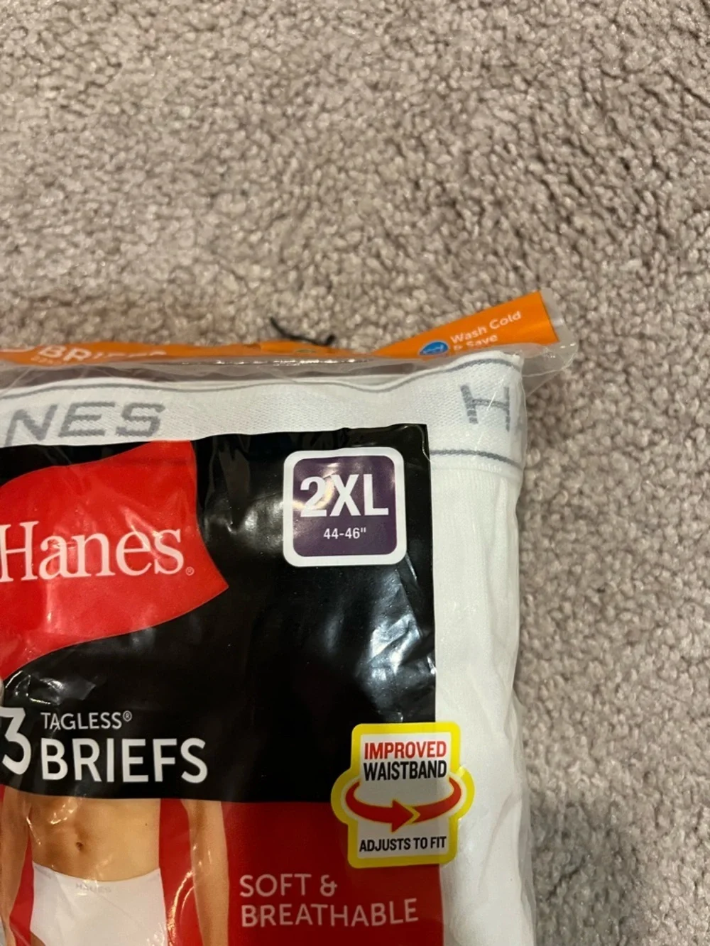 Hanes Men’s Tagless Briefs 3-Pack